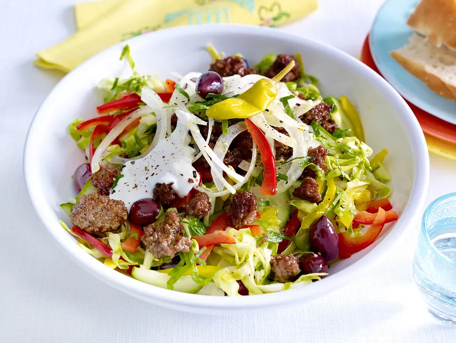 Griechischer Krautsalat mit Gyroshack Rezept
