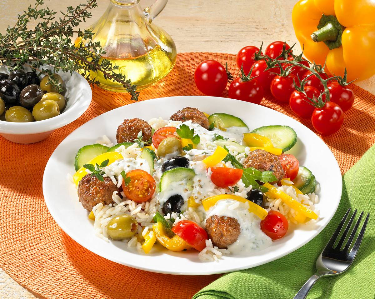 Griechischer Reissalat Rezept