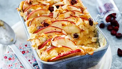 Grießauflauf mit Apfel und Kokos Rezept - Foto: LECKER @ Bauer Media Group