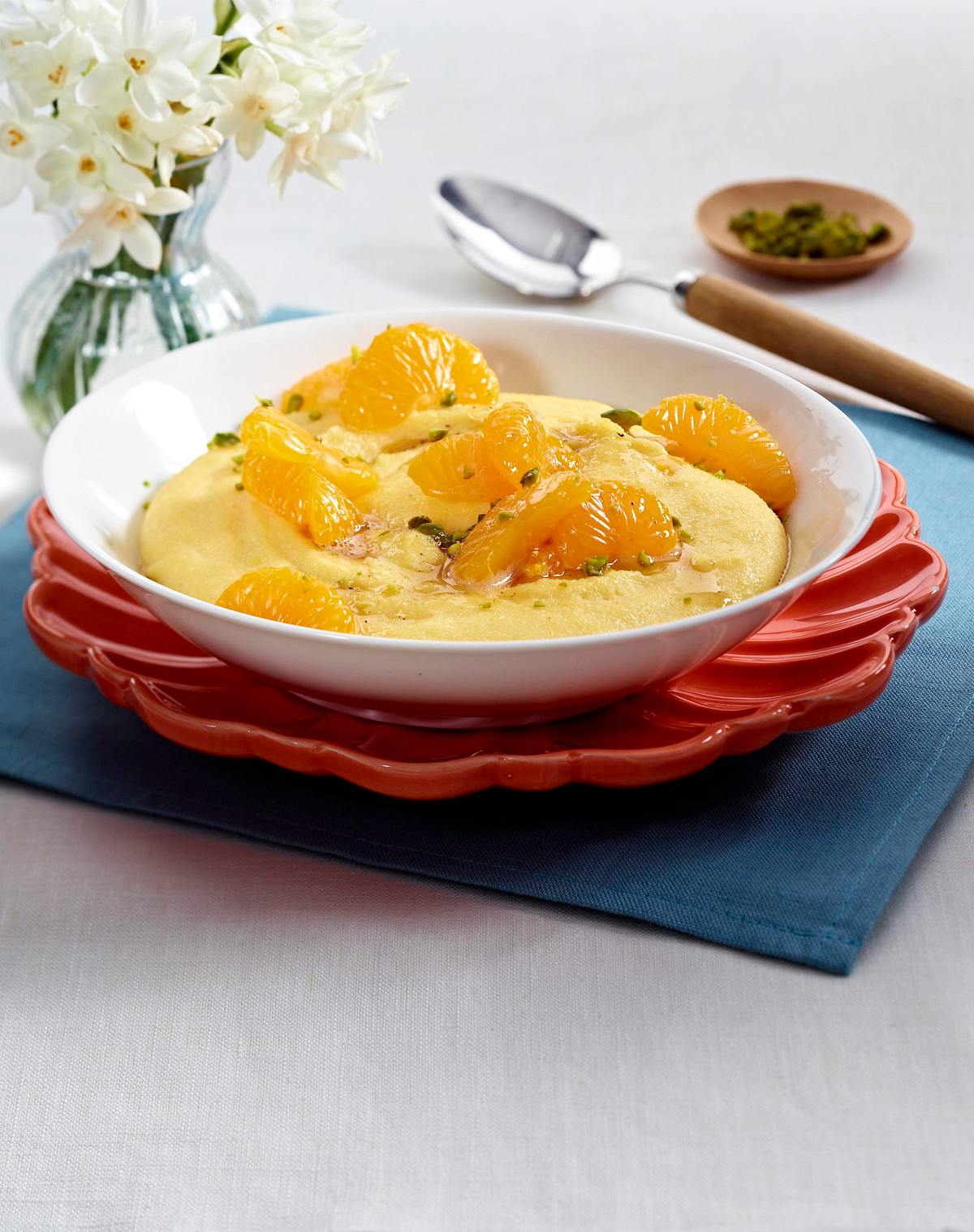 Grießpudding mit Mandarin-Orangen Rezept