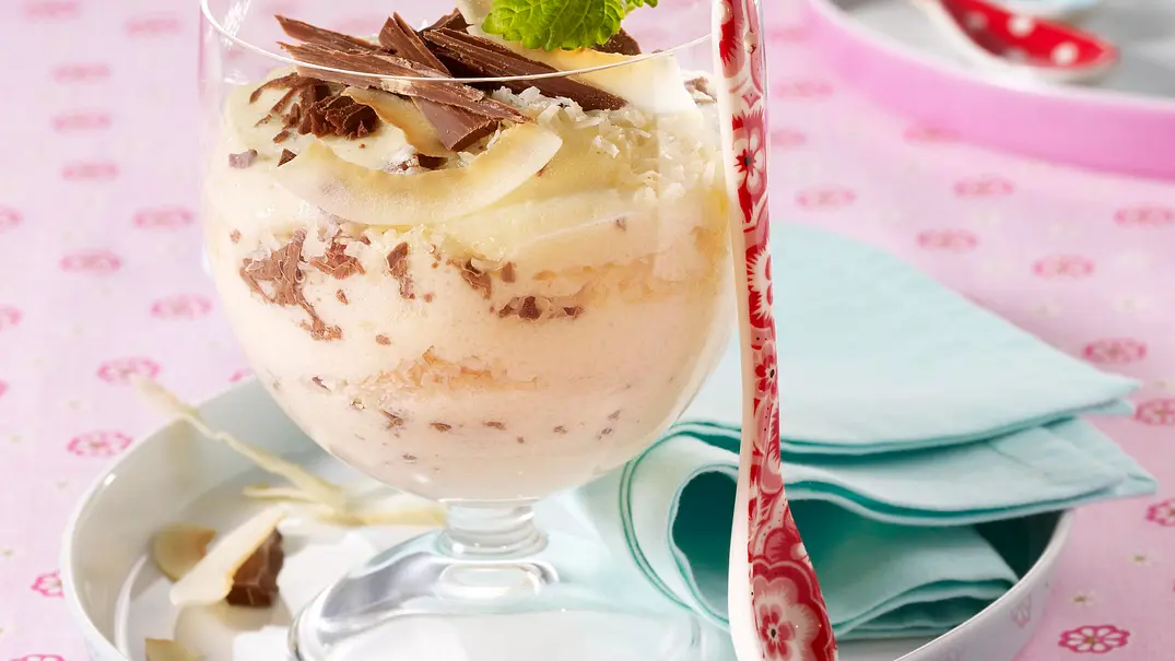 Grießpudding mit Schokolade und Kokos Rezept - Foto: LECKER @ Bauer Media Group Grießpudding mit Schokolade und Kokos Rezept - Foto: LECKER @ Bauer Media Group