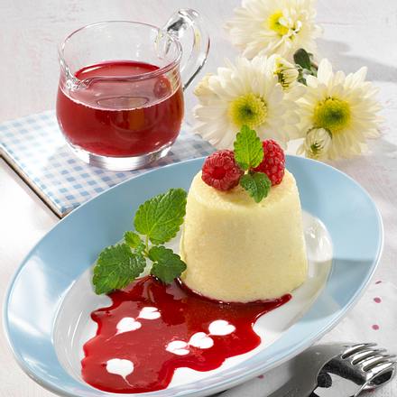 Grießpudding mit Himbeerpüree Rezept Grießpudding mit Himbeerpüree Rezept