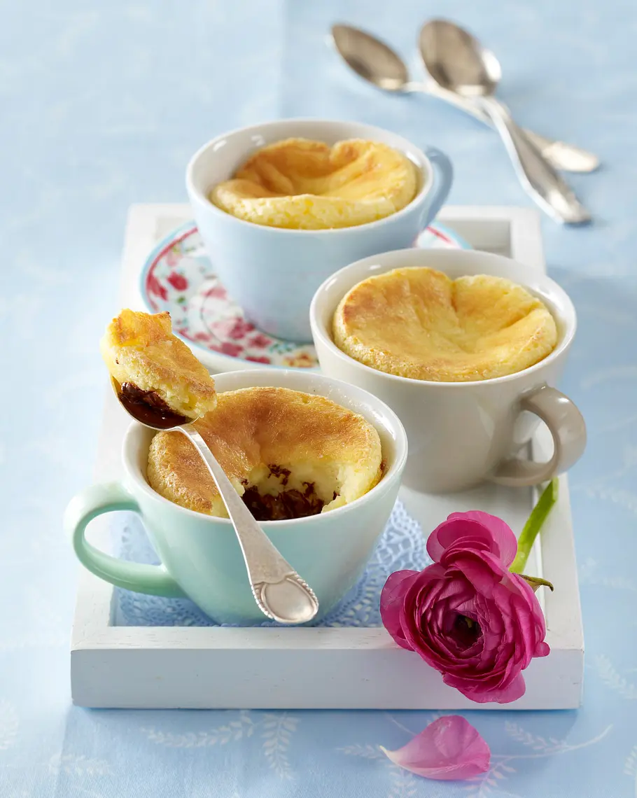 Grießtörtchen mit Schokokern Rezept Grießtörtchen mit Schokokern Rezept