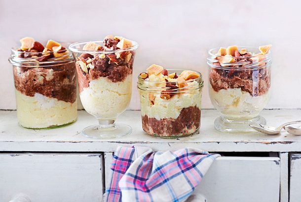 Grießflammeri Schoko-Karamell Rezept