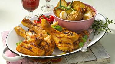 Grilled Chicken mit Rosmarin-Kartoffeln Rezept - Foto: Först, Thomas