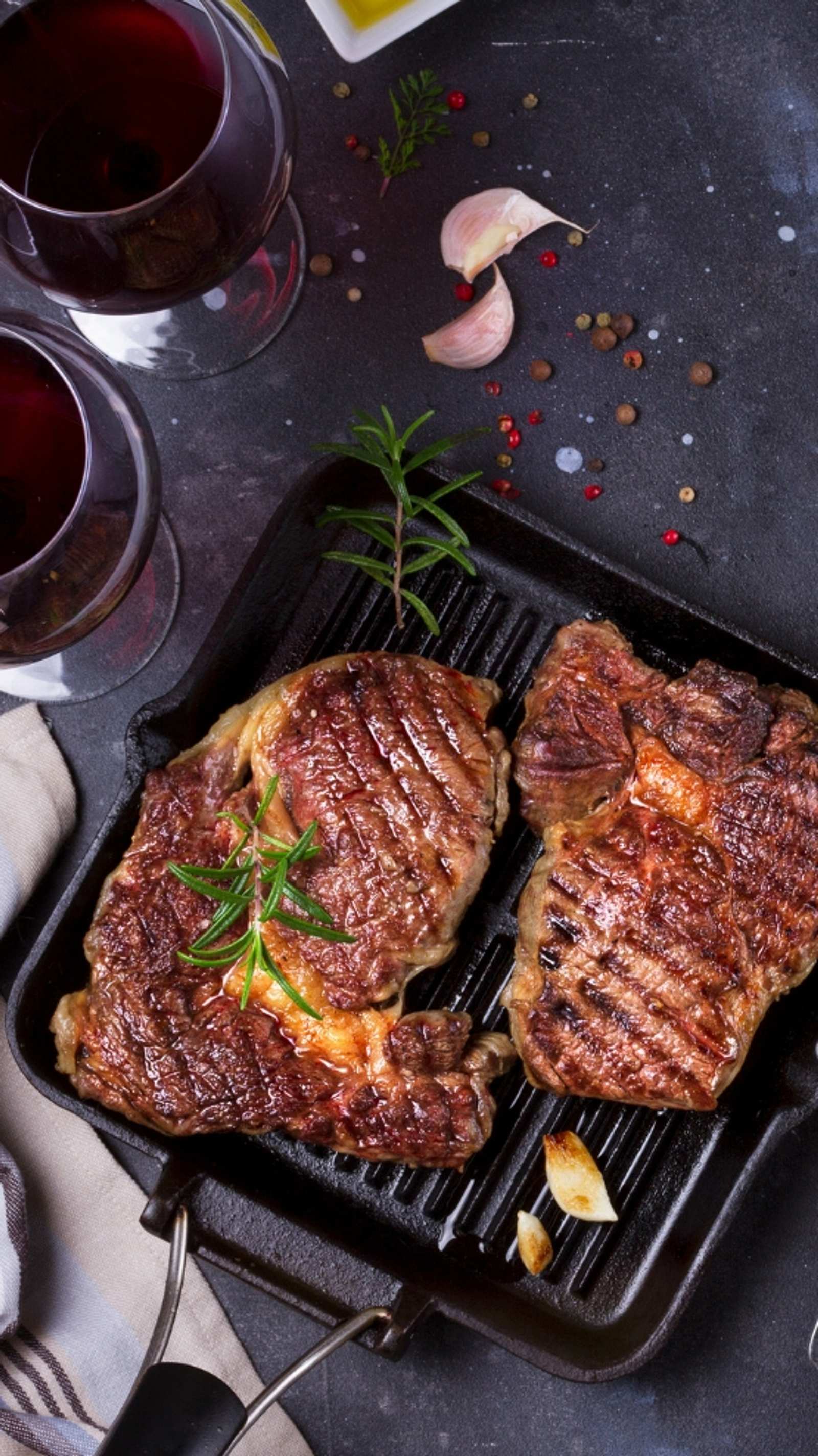 Steaks, | für Die beste LECKER Grillpfanne Co. und Fisch