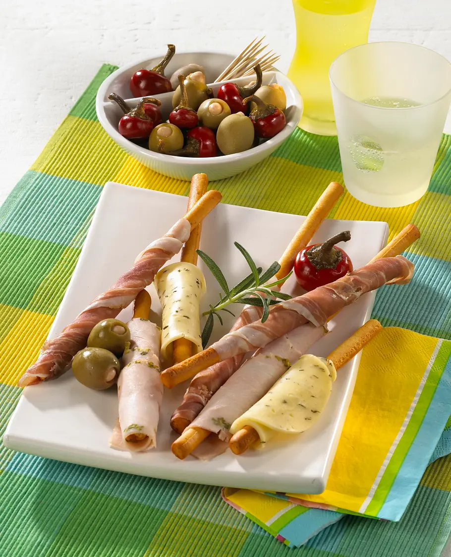 Grissini-Snack Rezept Grissini-Snack Rezept