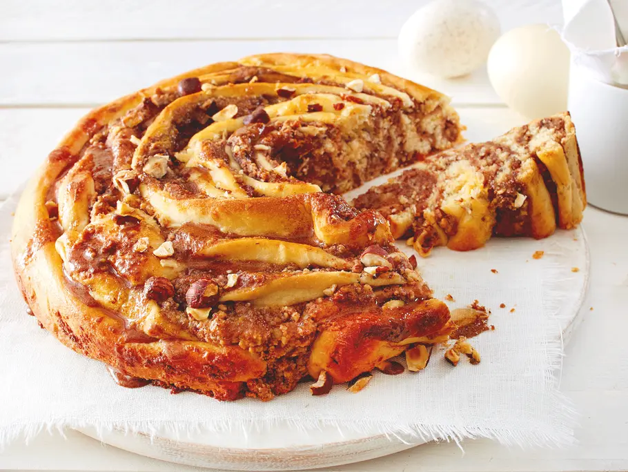 Große Nuss-Schnecke Rezept Große Nuss-Schnecke Rezept