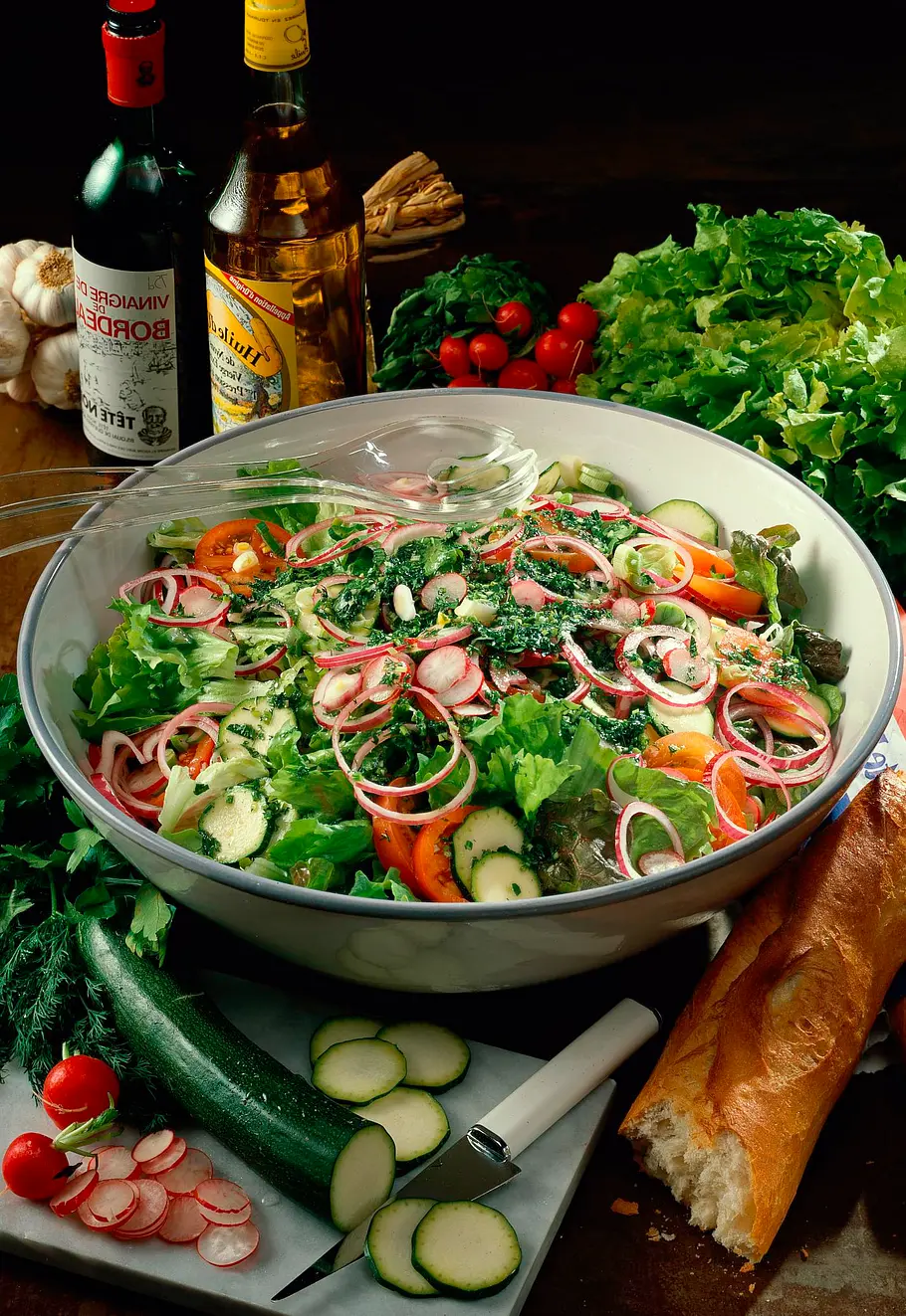 Große Salatschüssel Rezept