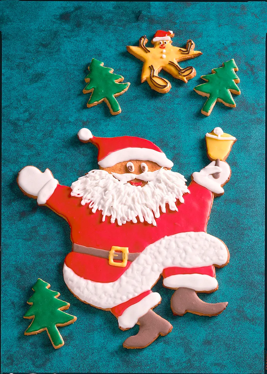 Großer Weihnachtsmann-Keks Rezept Großer Weihnachtsmann-Keks Rezept