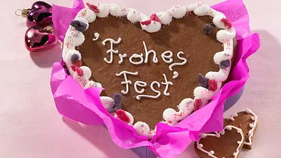 Großes Lebkuchenherz Rezept - Foto: LECKER @ Bauer Media Group