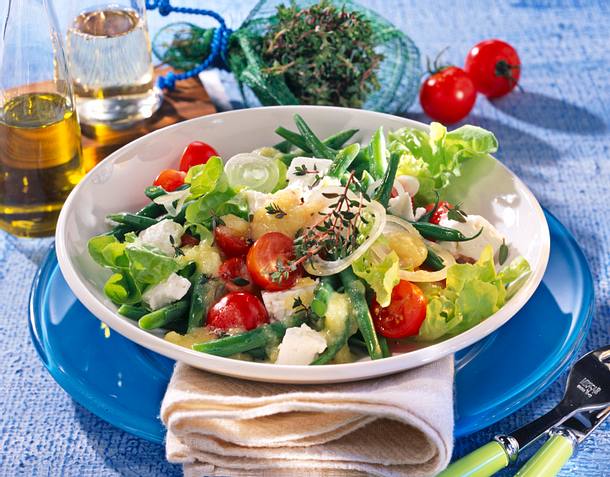 Grüne Bohnen-Tomatensalat Rezept Grüne Bohnen-Tomatensalat Rezept
