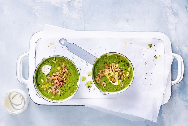 Grüne Gazpacho mit Karacho Rezept Grüne Gazpacho mit Karacho Rezept