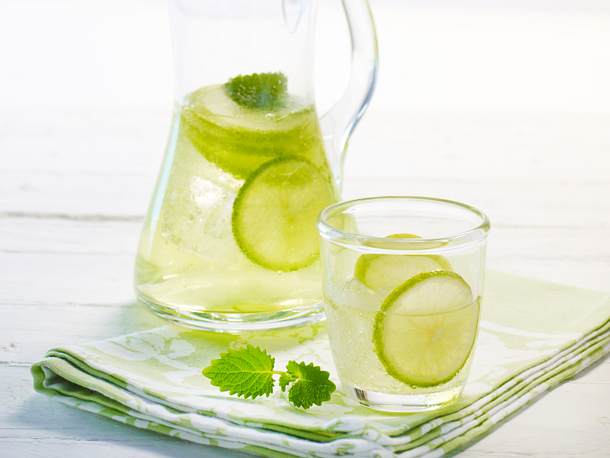 Gruner Apfel Limetten Drink Rezept Lecker