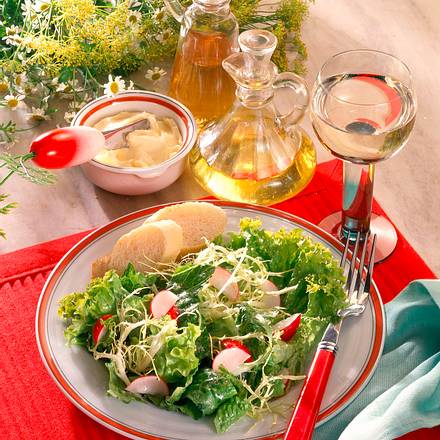 Gruner Salat Mit Radieschen Rezept Lecker