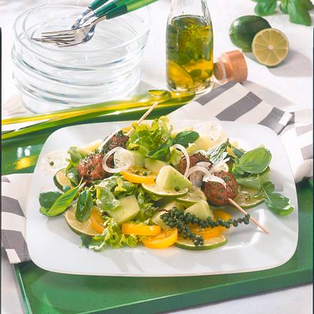 Grüner Sommersalat Rezept Grüner Sommersalat Rezept