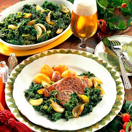 Grünkohl mit Lamm Rezept Grünkohl mit Lamm Rezept
