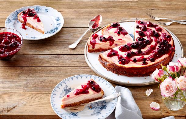 Grütze-Zebra-Käsekuchen Rezept Grütze-Zebra-Käsekuchen Rezept