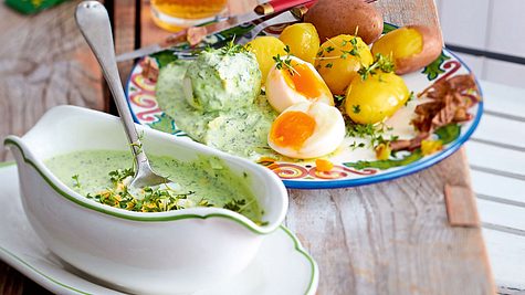 Grüne Soße mit Pellkartoffeln und Eiern Rezept - Foto: House of Food / Bauer Food Experts KG