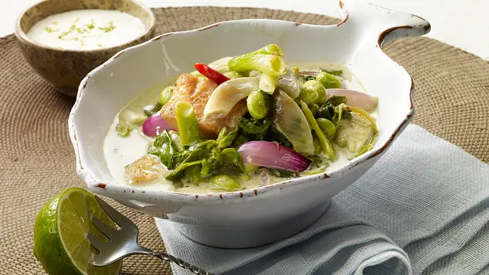 Grünes Fischcurry Rezept - Foto: LECKER @ Bauer Media Group