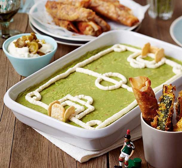 Guacamole-Stadion Rezept Guacamole-Stadion Rezept