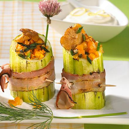 Gurken mit Pilzfüllung Rezept Gurken mit Pilzfüllung Rezept