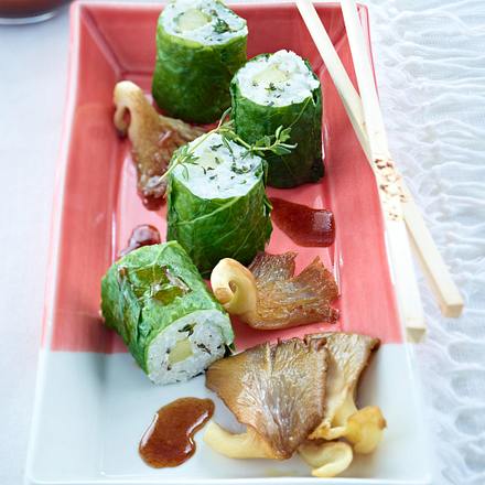 Gurken Ziegenkase Maki Rezept Lecker