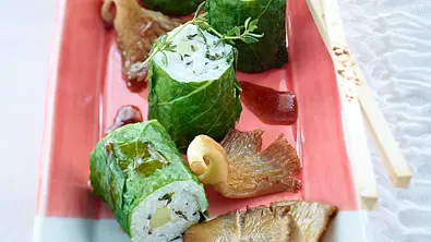 Gurken-Ziegenkäse-Maki Rezept - Foto: LECKER @ Bauer Media Group