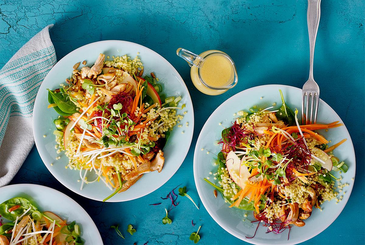 Gute-Laune-Salat mit Hirse Rezept