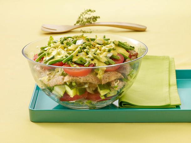 Gyros-Schichtsalat Rezept Gyros-Schichtsalat Rezept