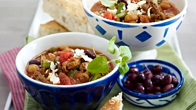 Gyros-Tomatensuppe Rezept - Foto: LECKER @ Bauer Media Group