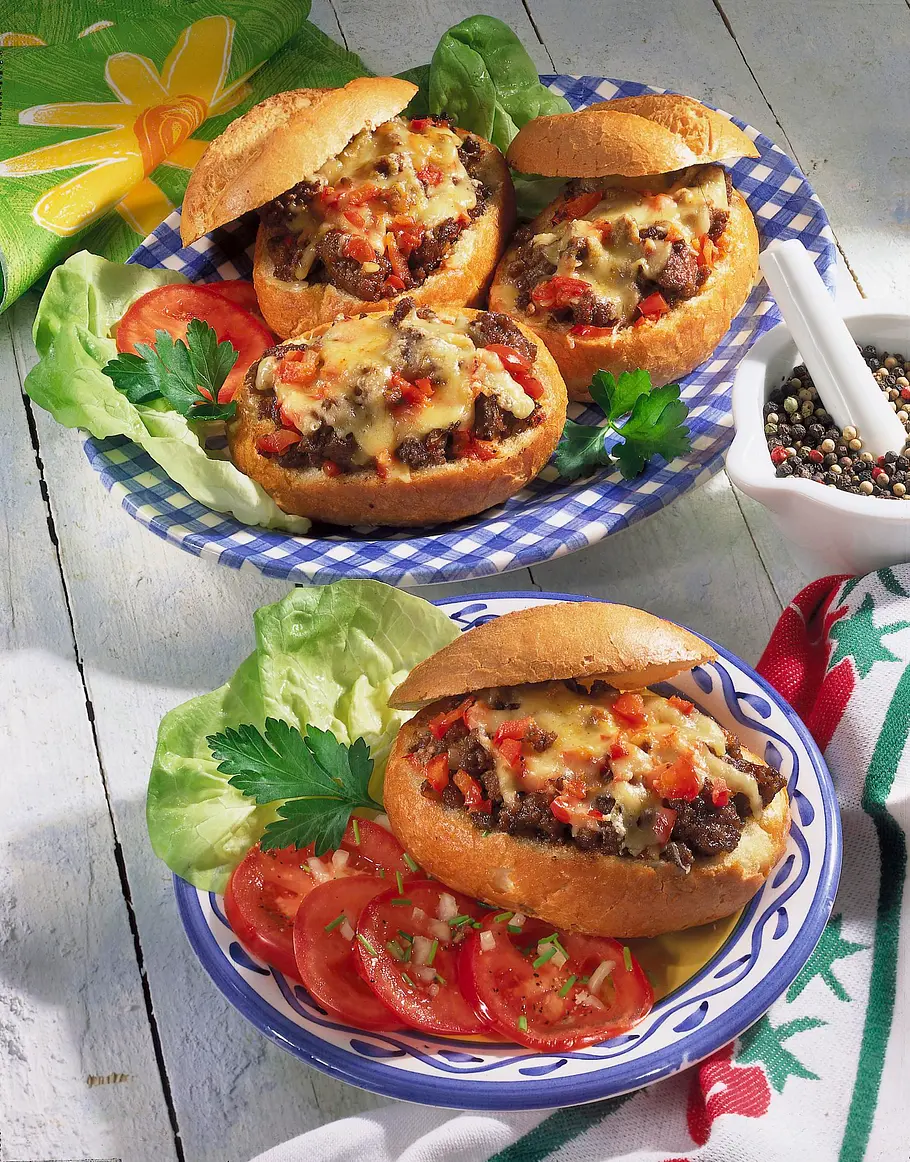 Hack-Brötchen Rezept Hack-Brötchen Rezept