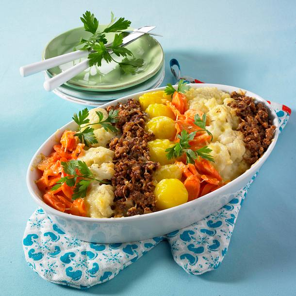 Hack-Kartoffel-Auflauf Rezept
