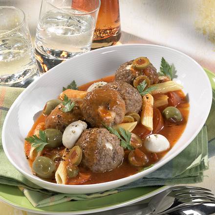Hack-Mozzarella-Bällchen Rezept