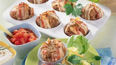 Hack-Muffins in Baconhülle Rezept - Foto: LECKER @ Bauer Media Group