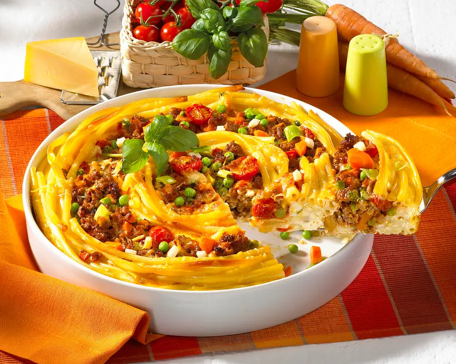Hack-Nudel-Auflauf Rezept Hack-Nudel-Auflauf Rezept