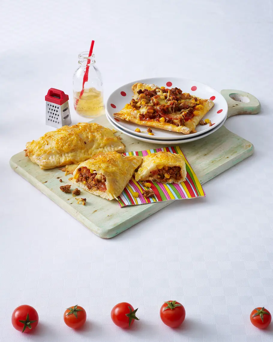 Hack-Pizza-Taschen Rezept
