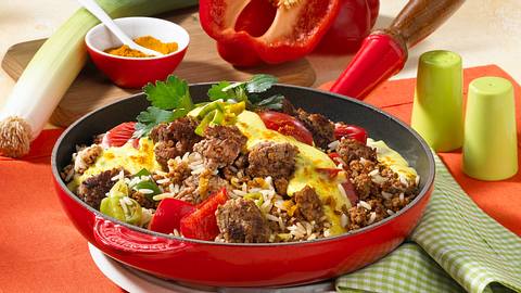 Hack-Reis-Pfanne Rezept - Foto: House of Food / Bauer Food Experts KG