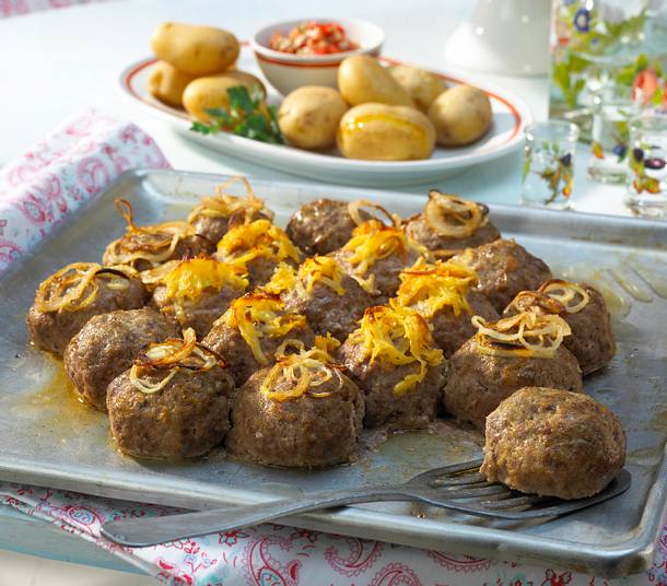 Hack-Sonne mit Kartoffelkruste Rezept