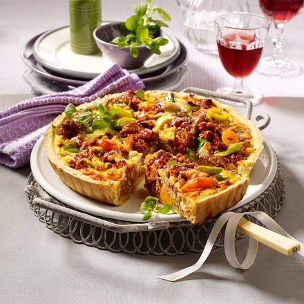 Hack-Tarte Bolognese-Art Rezept