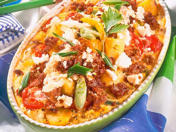 Hack-Auflauf auf griechische Art Rezept