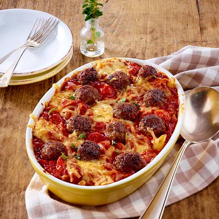 Hackbällchen-Auflauf Rezept Hackbällchen-Auflauf Rezept