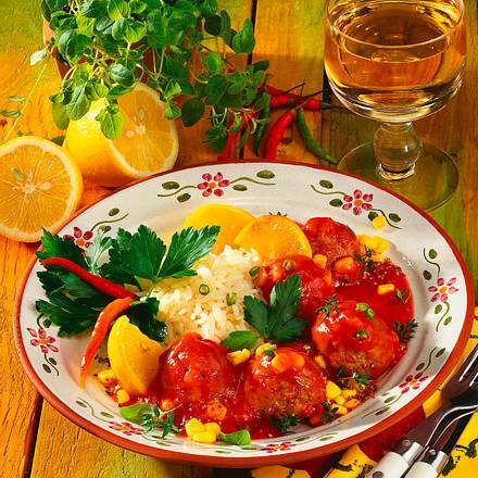 Hackbällchen in Tomatensoße Rezept