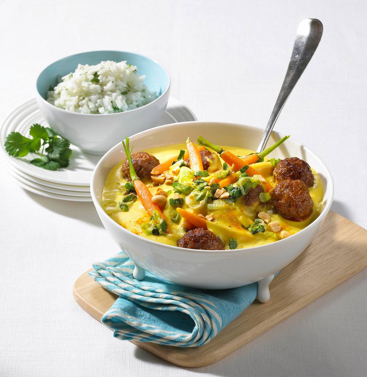 Hackbällchen-Curry Rezept