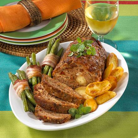 Hackbraten mit Tomate & Mozzarella Rezept