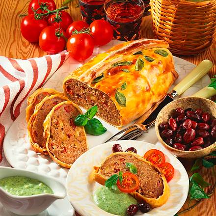 Hackbraten nach Pizza-Art Rezept