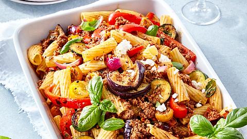 Hackfleischgerichte für jeden Tag: Rigatoni à la Ratatouille - Foto: House of Food / Bauer Food Experts KG