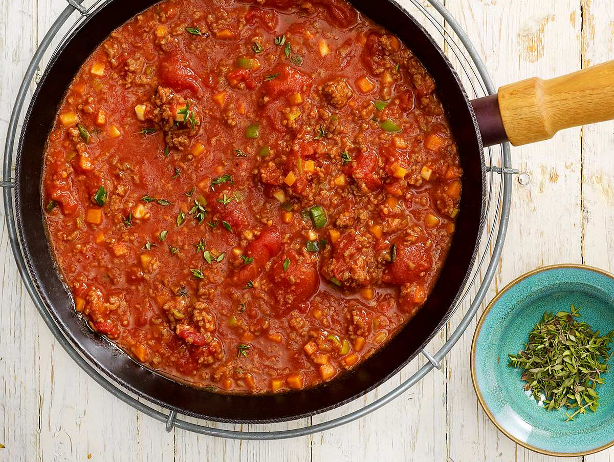 Hackfleischsoße à la Bolognese Rezept