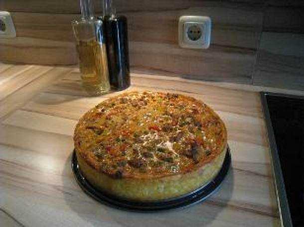 Hackfleischtorte Rezept Hackfleischtorte Rezept