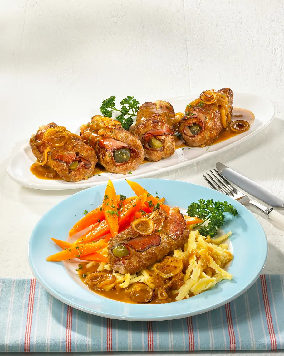 Hackrouladen Schwarzwälder Art Rezept